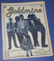 THE ROLLIN STONES GOLDMINE MAGAZINE VINTAGE 1989 MICK JAGGER - £39.37 GBP