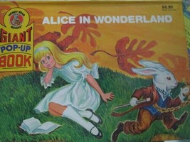 ALICE IN WONDERLAND GIANT POP-UP BOOK 1974 BRAND NEW - £19.73 GBP