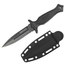 Munetoshi 9 Dagger Fixed Blade Knife Hard Sheath 3CR13 Stainless Steel ... - £20.30 GBP