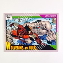 Marvel Impel 1991 Hulk vs Wolverine Arch-Enemies Card 108 MCU Series 2 - £1.57 GBP