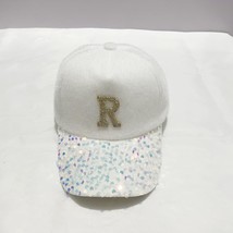 Autumn And Winter Hats Women&#39;s Rhinestones R Insulated Baseball Caps Skinny Moha - £9.84 GBP