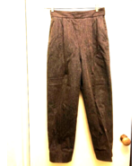 Vintage Women&#39;s Tahari Heavy Cotton Pants - Size 12 - £36.17 GBP