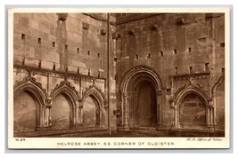 Melrose Abbey Southeast Corner of Cloister Melrose Scotland UNP DB Postc... - £5.37 GBP