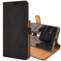 Samsung Galaxy S21 Ultra Vintage Wallet || Real Leather Wallet Phone Case || Gen - £55.87 GBP
