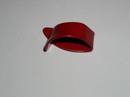 Celluloid Vintage Guitar Thumb Finger Pick Size Large Color Dark Red (1) - $34.99