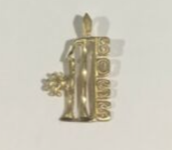 14k Yellow Gold #1 BOSS Pendant - $55.00