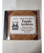 Family Tree Maker’s Archives CD #134: Massachusetts Civil War Records 18... - £8.17 GBP