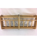 Natural Wooden Wall Hanging 12&quot; X 11&quot; X 3&quot; Ammo Organizing Supplies Rack - $15.23