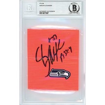 Shaun Alexander Seattle Seahawks Auto Signed Football Pylon Autographed Beckett - £154.54 GBP