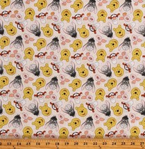 Cotton Winnie the Pooh Disney Piglet Tiger Eeyore Fabric Print BTY D694.56 - £20.77 GBP