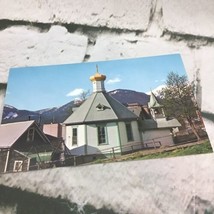 Vintage Postcard Juneau Alaska Old Russian Church  - $6.92