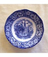 Liberty Blue Old North Church Historic Colonial Scenes Saucers Madi In E... - £5.83 GBP