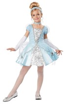 California Costumes Cinderella Deluxe Girls Halloween Costume Size Small 00417 - £15.72 GBP