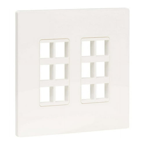 Eaton N080-212 EATON TRIPP LITE SERIES 12-PORT KEYSTONE DOUBLE-GANG FACE... - $24.42