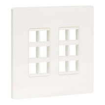 Eaton N080-212 EATON TRIPP LITE SERIES 12-PORT KEYSTONE DOUBLE-GANG FACE... - $24.42