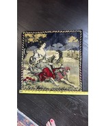 Vintage Velvet Tapestry Pillowcase  From Italy RARE - $23.19