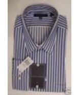 GENUINE TOMMY HILFIGER  SIZE 18 34/35 XXL TALL BLUE WHITE 100% COTTON SH... - $48.41