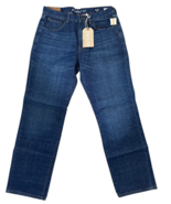 Chaps 93030R Mens Straight Fit Dark Denim Cotton Jeans-33 X 30 NWT - $40.60 CAD