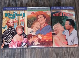 *3* Rodgers &amp; Hammerstein VHS Lot [Oklahoma /The King &amp; I /South Pacific] NEW - £6.10 GBP