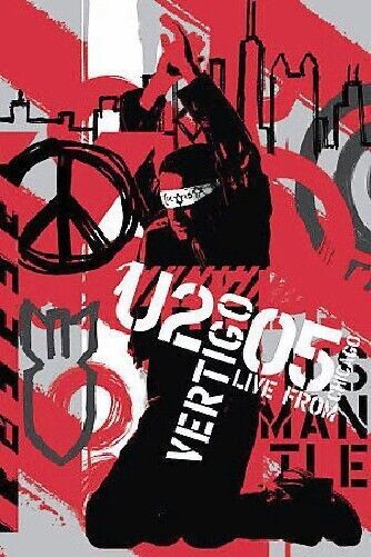 Primary image for U2 Vertigo 05 Live From Chicago DVD Bono Edge Mullen Clayton Rock Concert Music