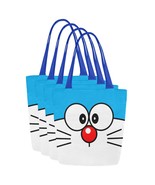 Set of FOUR Doraemon Canvas Tote Bag Two Sides Printing - $74.69 CAD