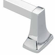 Contemporary Chrome 24-Inch Wall-Mounted Towel Bar - $1,084.15 MXN