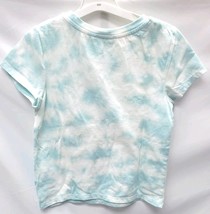 Girl's Small (6-6X) Green Tie Dye Short Sleeve T- Shirt, Cat & Jack   image 3