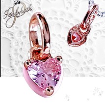 Pandora ME Pink Chakra Heart Mini Dangle Charm US SELLER - $28.71