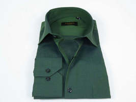 Men's Shirt Hankie CASILA Turkey Cotton Blend Long Sleeves 501770-23 Olive Green image 3