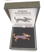 Westair - Roman Historical Jewellery - Roman Dog Enamel Brooch - £13.75 GBP