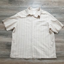 Concepts By Claiborne XXL Mens Short Sleeve Shirt Linen Cotton Casual Va... - $18.48