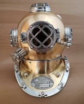 Boston 18&quot; Diving Helmet Antique U.S Navy Mark V Scuba Maritime Divers Helmet - £168.54 GBP