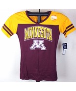 Minnesota Golden Gophers ProEdge Jersey Style T Shirt Juniors Size M/M 7/9 - £8.18 GBP