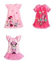 Disney Store Minnie Mouse Nightshirt Nightgown Girls Pink Coral  2017 - £31.75 GBP