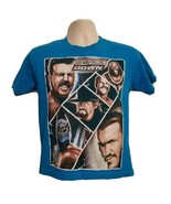 2012 WWE Smack Down Boys Medium Blue TShirt - $371.40 MXN