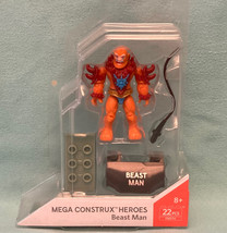 Mega Construx Heroes Beast Man toy figure Masters of the Universe 2017 MOTU - £2.35 GBP