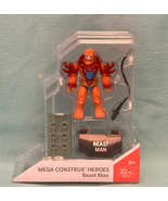 Mega Construx Heroes Beast Man toy figure Masters of the Universe 2017 MOTU - £2.37 GBP