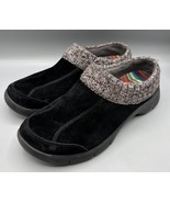 Dansko Slip On Clogs Mules Suede Sweater Knit Cuff Sz 40 Slip On - $422.55 MXN