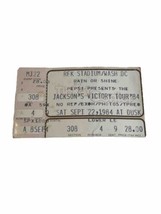 9/22/1984 MICHAEL JACKSON 5 VICTORY TOUR WASHINGTON DC TICKET STUB THRILLER - £27.54 GBP