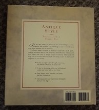 Antique Style Crafting Projects Hardcover Projects From A Bygone Era 1997 - $6.76