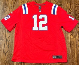 Tom Brady Jersey Nike On Field New England Patriots 3XL NFL Football Throwback - $84.14