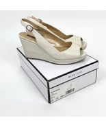 Alex Marie Livy111 Women&#39;s Wedge-Heel Open-Toe Slingbacks Beige Size 9.5M - $461.34 MXN