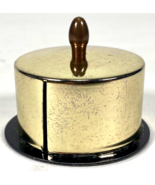 Vtg Gold Tone Postage Stamp Roll Holder Dispenser w/ Felt Bottom Japan -... - €9,59 EUR