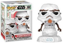 Star Wars Holiday StormTrooper as a Snowman POP! Figure #557 FUNKO NEW I... - £10.62 GBP