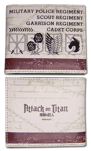 Attack on Titan: Regiment Emblems Bi-Fold Wallet * NEW * - $24.68 CAD