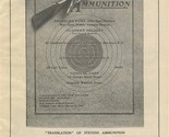 Stevens Arms &amp; Tool Company Ammunition 1909 Magazine Ad  - £13.98 GBP