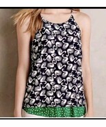 NWT Anthropologie Porridge Layered Swing Tank Blue Green Size XS - $51.29 CAD