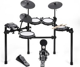 8-Piece Electronic Drum Kit, Professional Drum Set With Real Mesh Fabric, 448 - £377.47 GBP