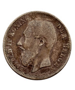 1898 Belgium 50 Centimes Very Fine Condition KM #26 - $56.38 CAD