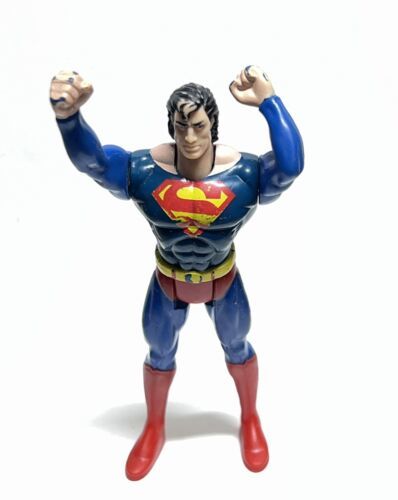 Superman long hair version DC Universe Classics figure 4.75" toy red blue 1995 - £11.60 GBP